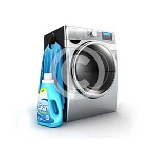 3d washing machine and detergent bottle
