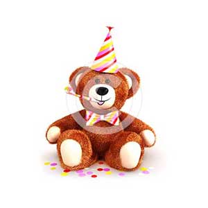 3d teddy bear party