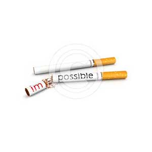 3d stop smoking concept